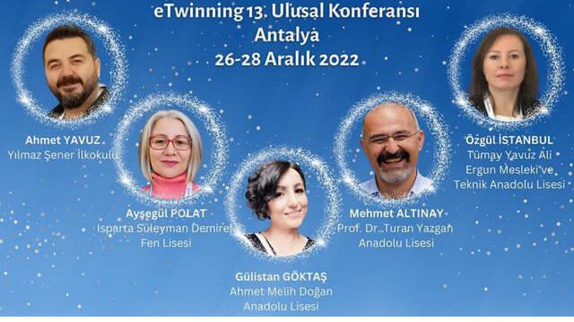E-twinning 13.Ulusal Konferansına projesi seçilen okulumuz ingilizce öğretmenimiz Özgül İstanbul.